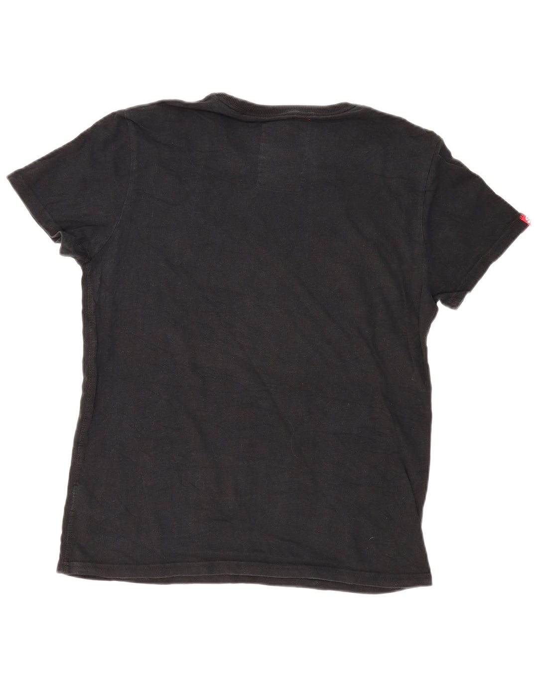 Tricou grafic pentru bărbați Superdry Top mare din bumbac negru