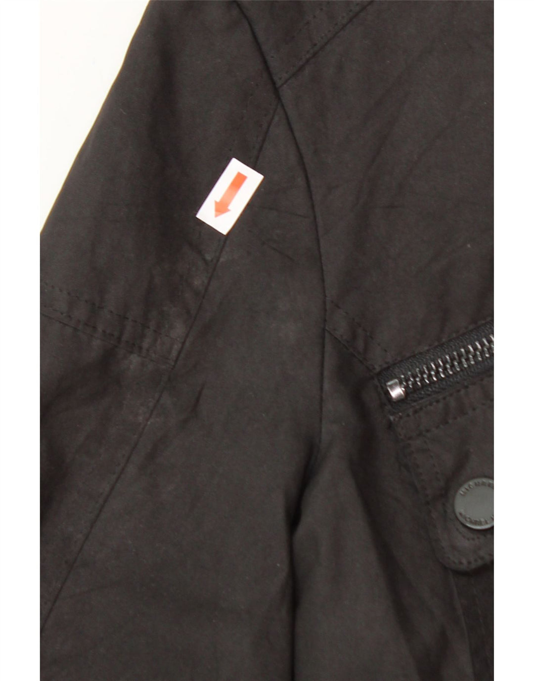 MICHAEL KORS Womens Rain Jacket UK 14 Medium Black Polyester Vintage Michael Kors and Second-Hand Michael Kors from Messina Hembry 