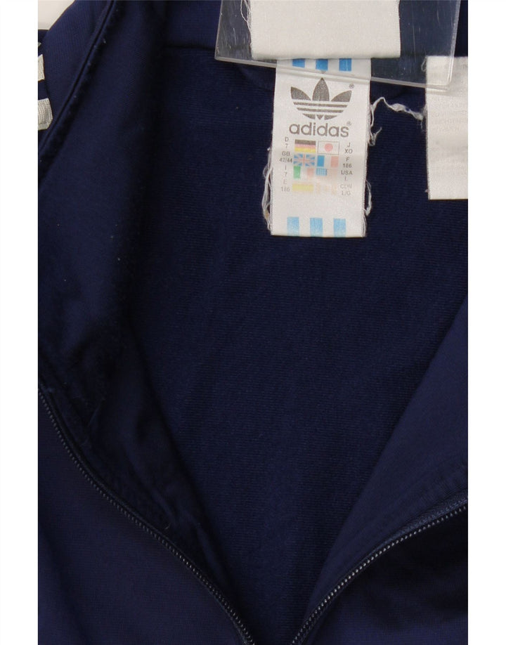 Jachetă de trening pentru bărbați ADIDAS UK 42/44 Poliester mare bleumarin