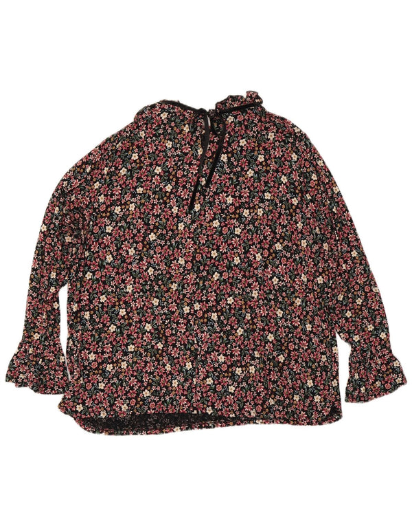 Bluză cu mânecă lungă pentru femei Monsoon, UK 22 3XL, multicoloră, florală