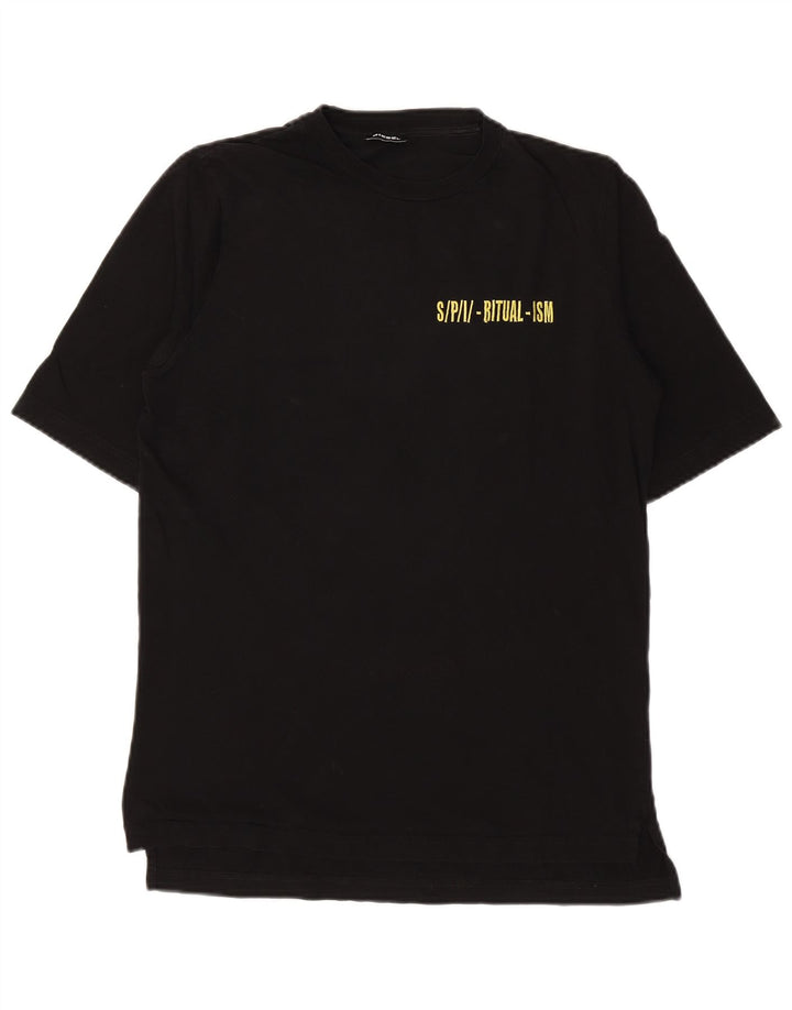 Tricou grafic pentru bărbați Diesel Top mic, negru, bumbac