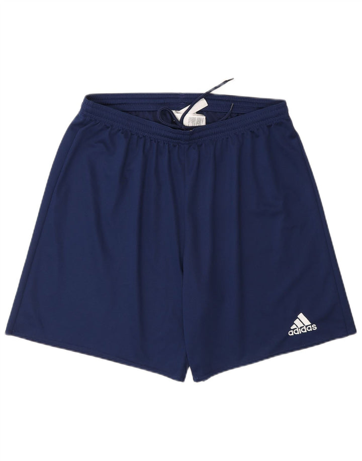 Pantaloni scurți sport pentru bărbați Adidas Climalite, mari, albastru, poliester
