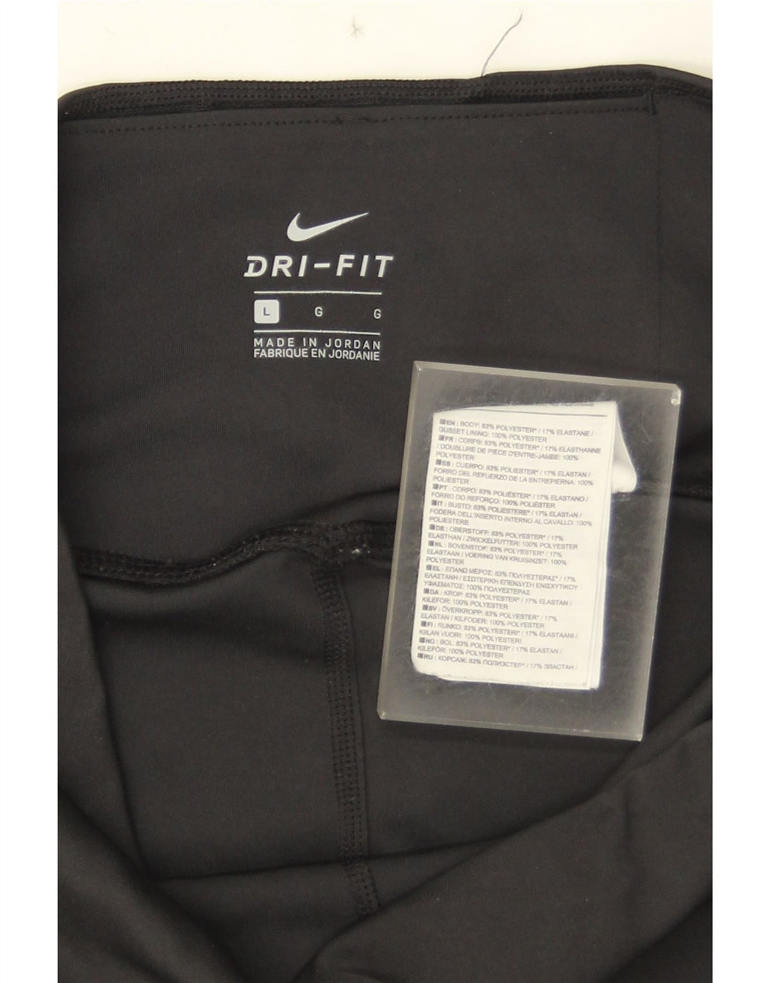 Pantaloni de trening Nike Dri Fit pentru femei UK 14 Poliester negru mare