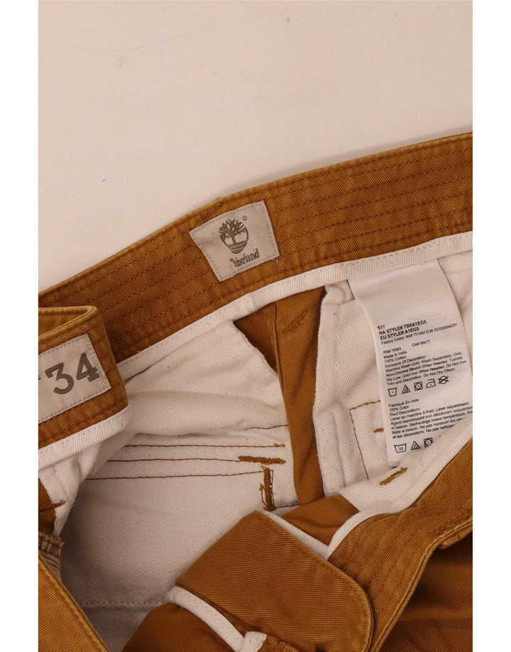 Pantaloni scurți Timberland Regular Cargo W34, maro, bumbac