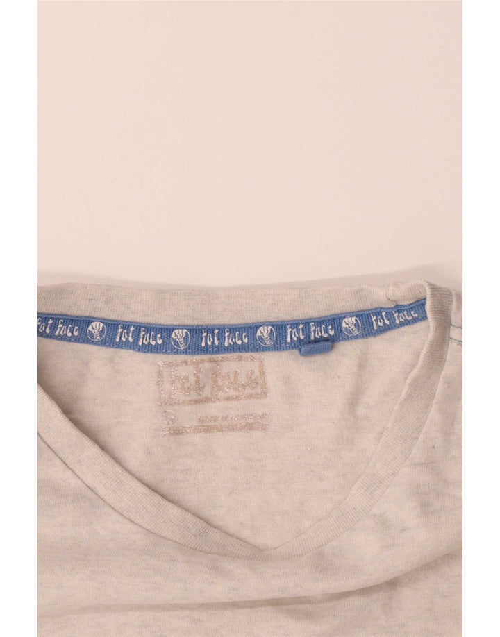 Tricou grafic pentru bărbați Fat Face Top mic gri