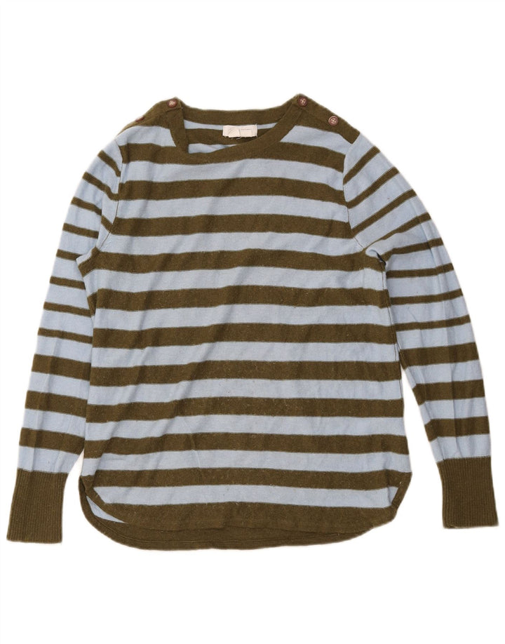 White Stuff Pulover pentru damă cu gât de barcă UK 12 Medium Khaki Dungat