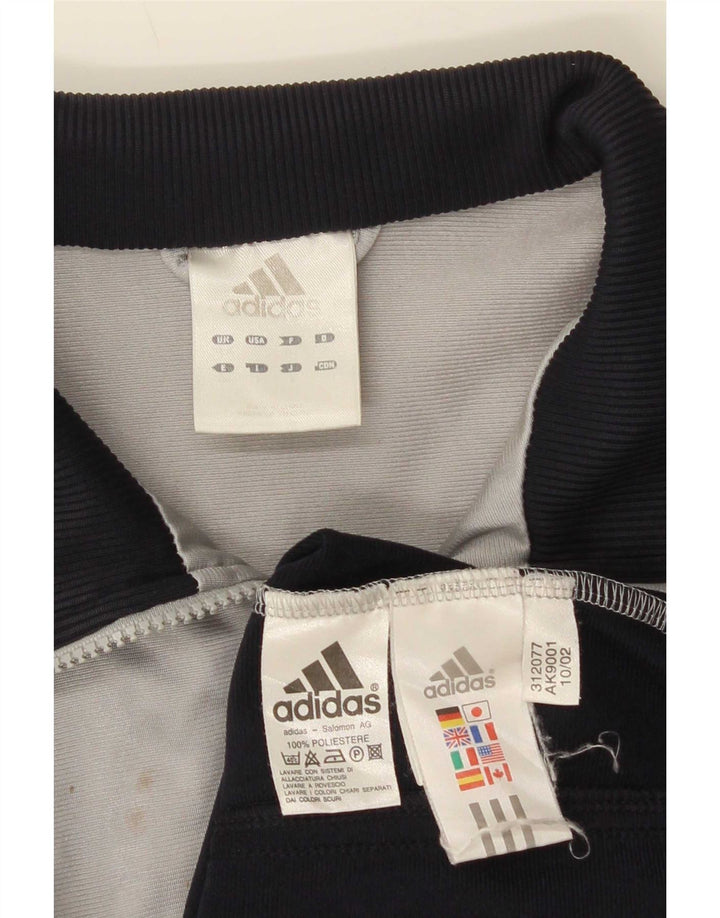 Jachetă de top pentru trening grafic pentru bărbați Adidas, gri mediu, poliester color bloc