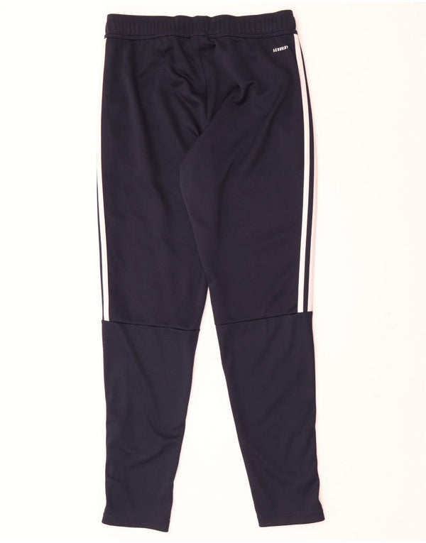 Pantaloni de trening Adidas Aeroready pentru bărbați, poliester mediu albastru bleumarin