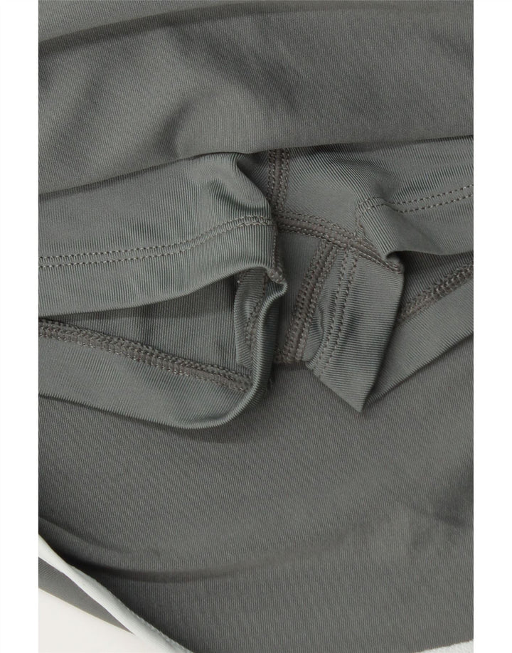 Skort Nike Dri Fit pentru femei UK 14, mare, gri, poliester color bloc