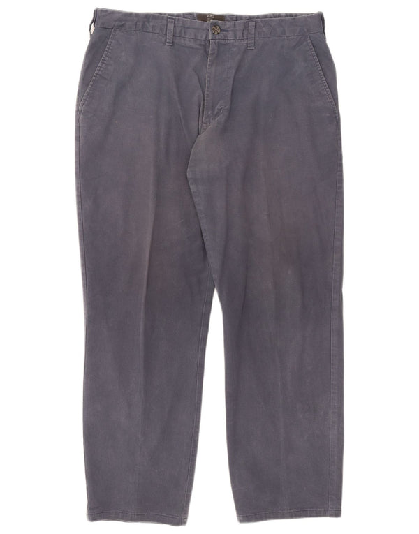 Pantaloni chino drepți pentru bărbați Marks & Spencer L36 L29 Bumbac bleumarin