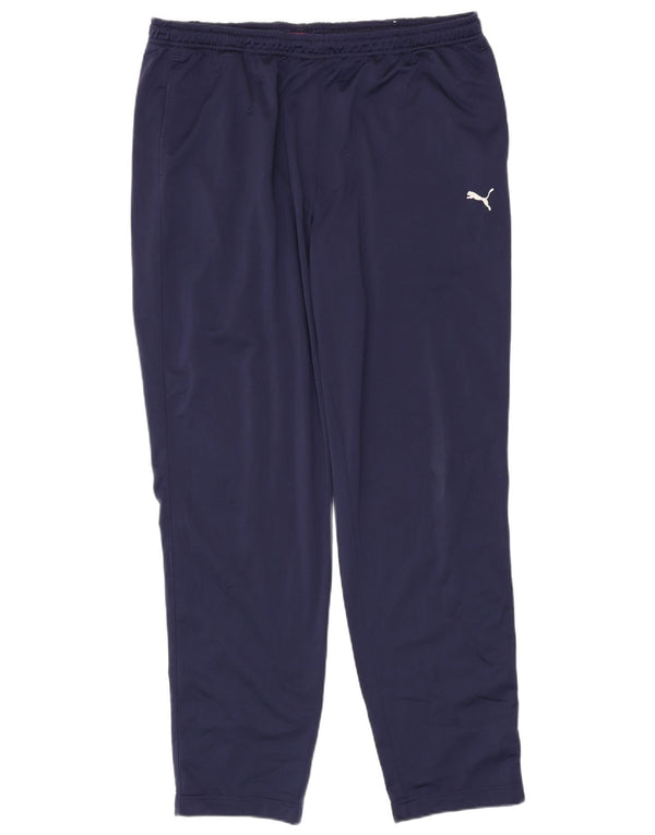 Pantaloni de trening Puma pentru bărbați 2XL, poliester bleumarin