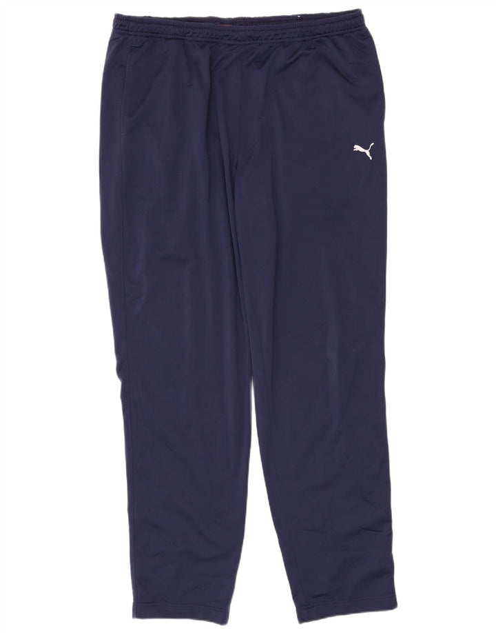 Pantaloni de trening Puma pentru bărbați 2XL, poliester bleumarin