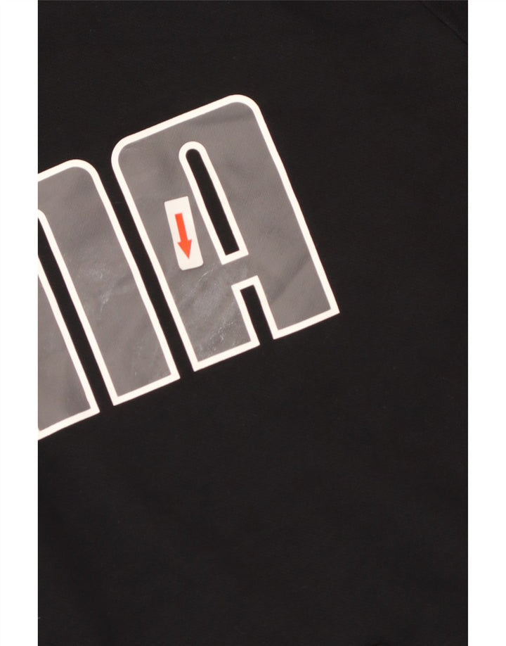 Pulover pentru bărbați Puma Graphic Hoodie 2XL, bumbac negru