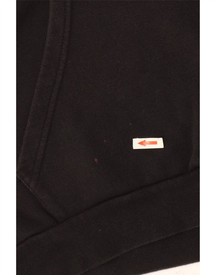 Pulover Adidas pentru bărbați, bumbac mediu negru