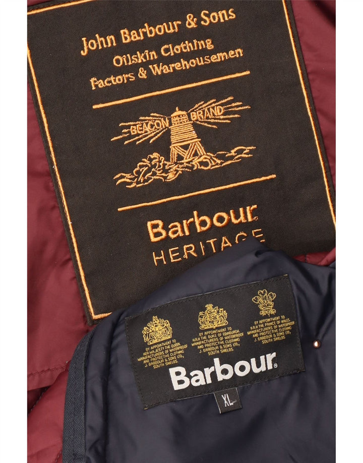 Jachetă matlasată Heritage pentru bărbați BARBOUR UK 42 XL bleumarin