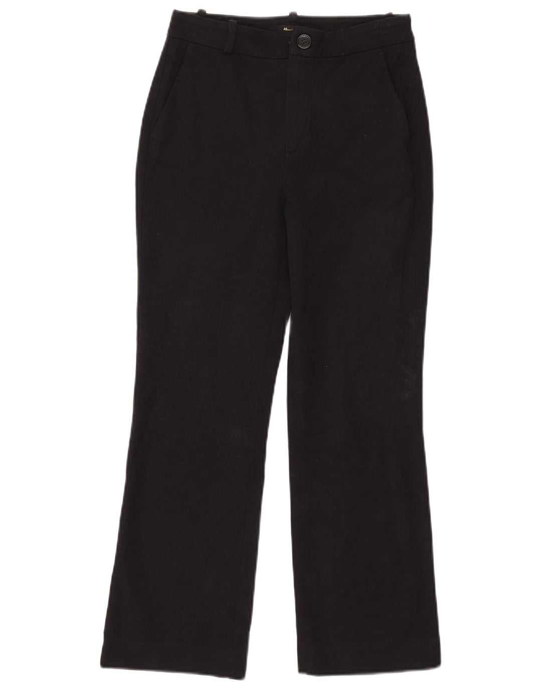 Pantaloni chino Bootcut Massimo Dutti pentru femei 2XS W24 L25 negru
