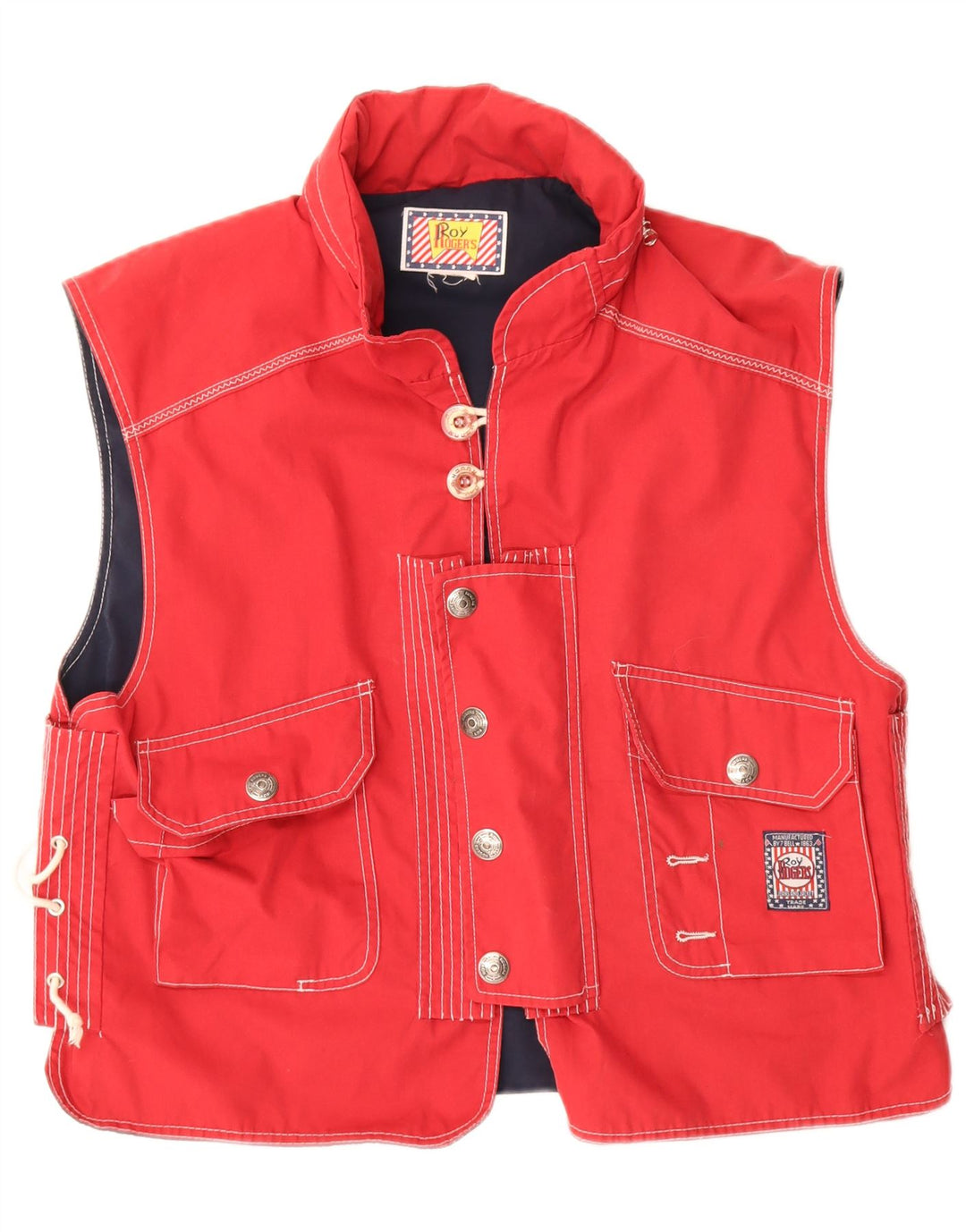 Gilet cu glugă pentru bărbați Roy Rogers UK 38 Medium Red