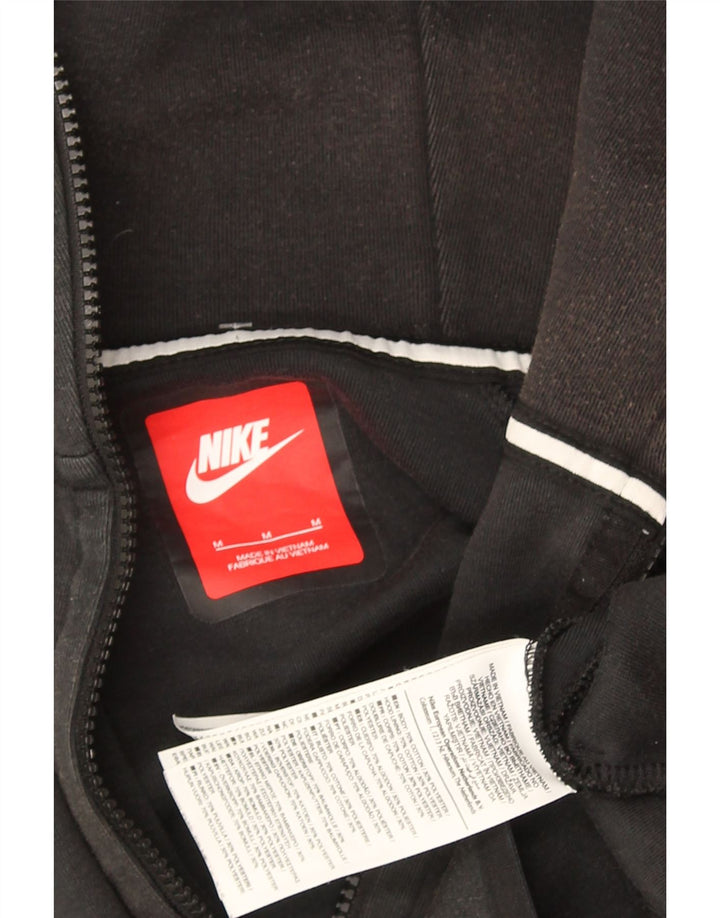 Pulover NIKE pentru bărbați, cu fermoar, bumbac, gri mediu