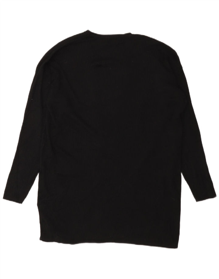 Pulover cardigan deschis pentru femei Marks & Spencer UK 16 mare negru