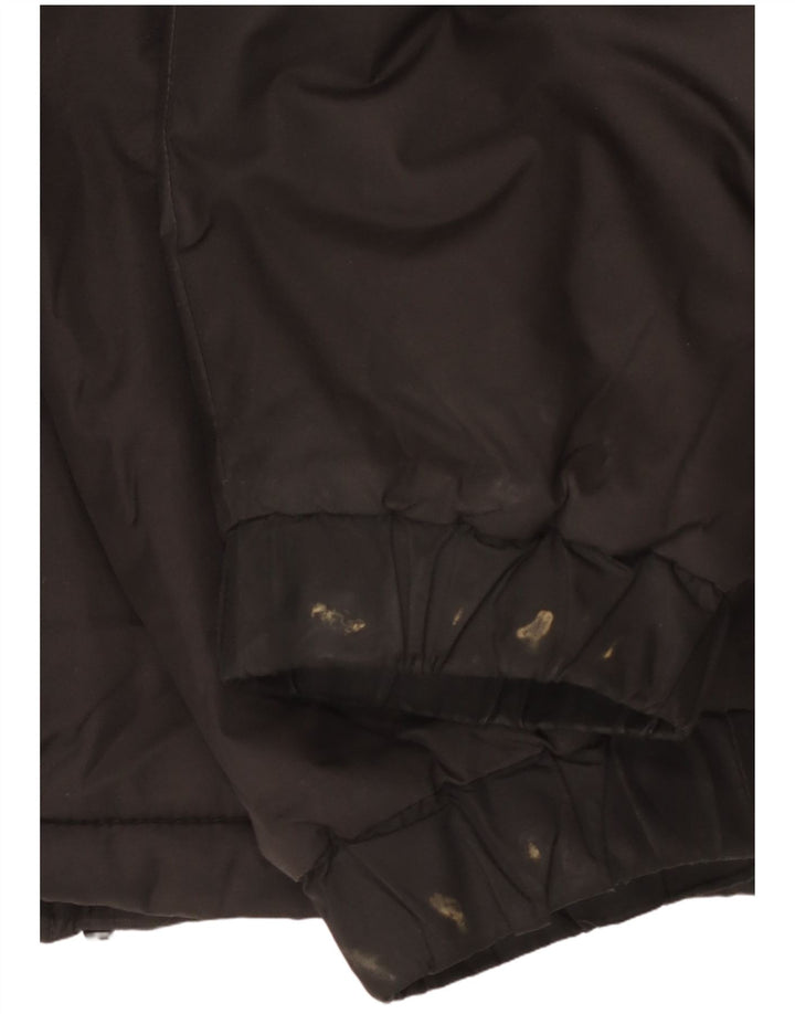Jachetă Windbreaker cu glugă pentru bărbați Kappa UK 40 Poliester negru mare