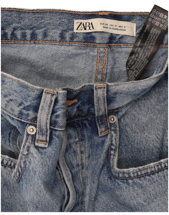 Blugi tăiați pentru bărbați ZARA EU 40 Medium W31 L25 Bumbac albastru