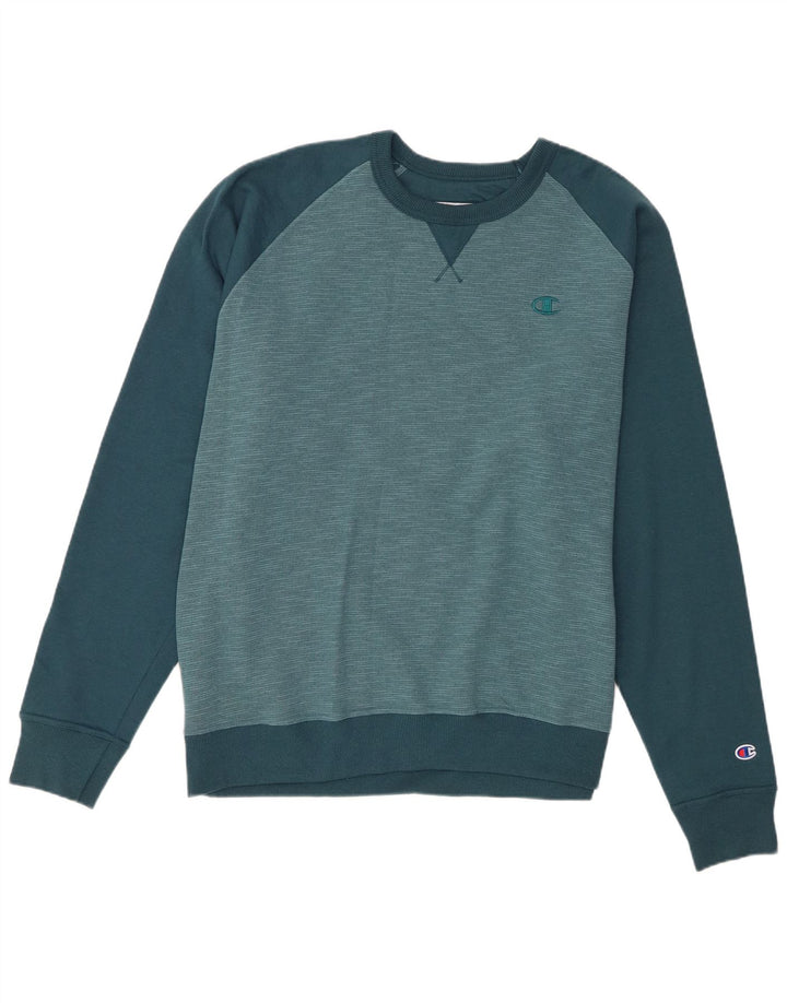 Pulover pentru bărbați Champion Pulover XL, albastru, bumbac color bloc