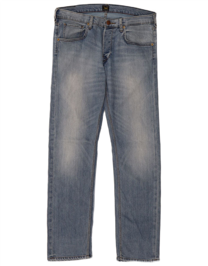 LEE Mens Daren Slim Jeans W34 L32 Blue Cotton