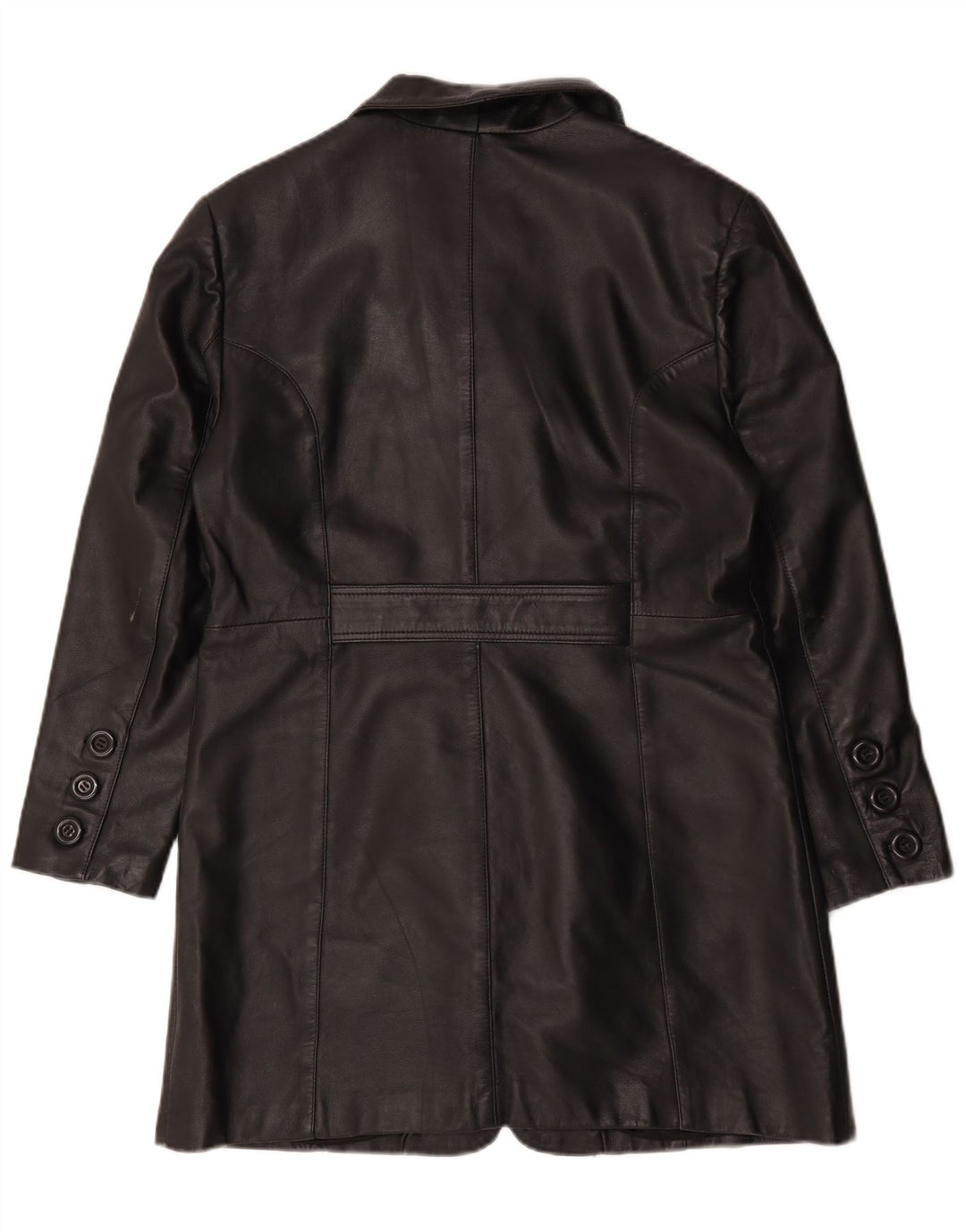 Palton din piele pentru femei Akaso UK 18 XL din piele neagră