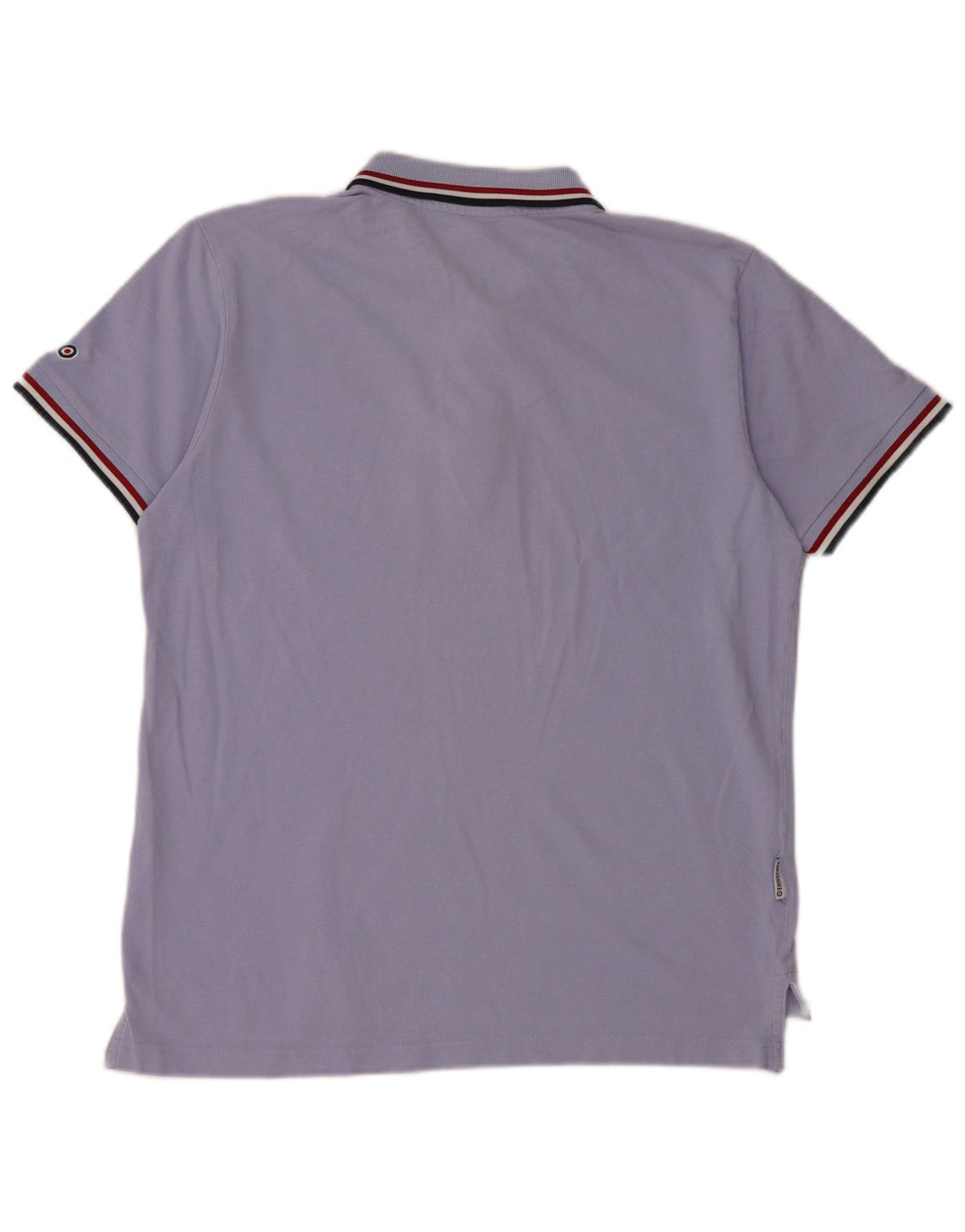 Tricou polo Lambretta pentru bărbați, bumbac albastru mediu