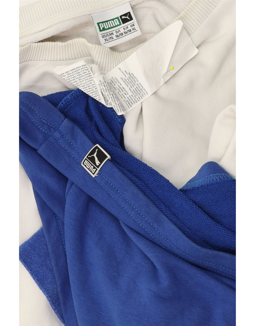 Tricou cu mânecă lungă Puma pentru bărbați, XL, albastru, color block, bumbac