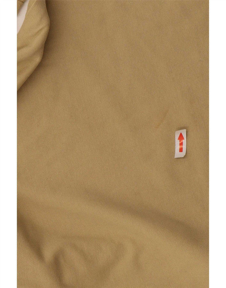 Cămașă polo Trussardi pentru bărbați, în dungi, bej mediu