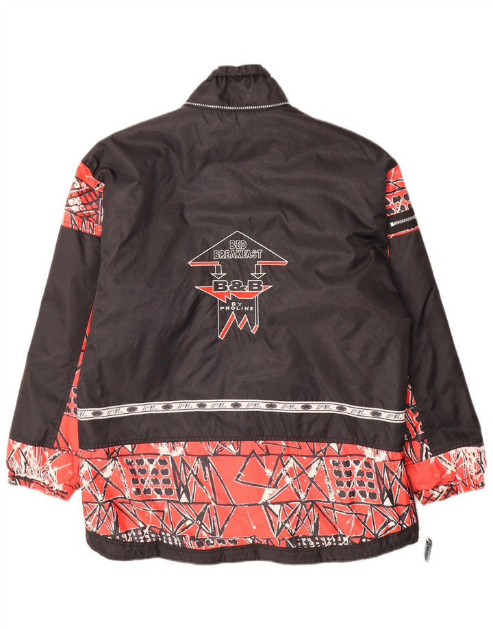 Jachetă Anorak cu grafică pentru bărbați Proline UK 40 Poliamidă geometrică, roșie, mare