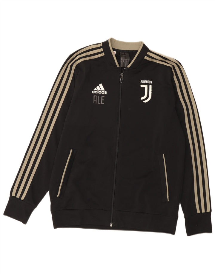 Jachetă de top ADIDAS Juventus Graphic pentru băieți 13-14 ani, neagră