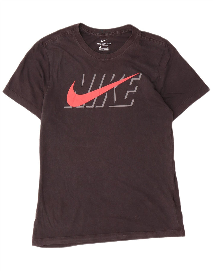 Tricou grafic Nike pentru bărbați Top mic, negru, bumbac