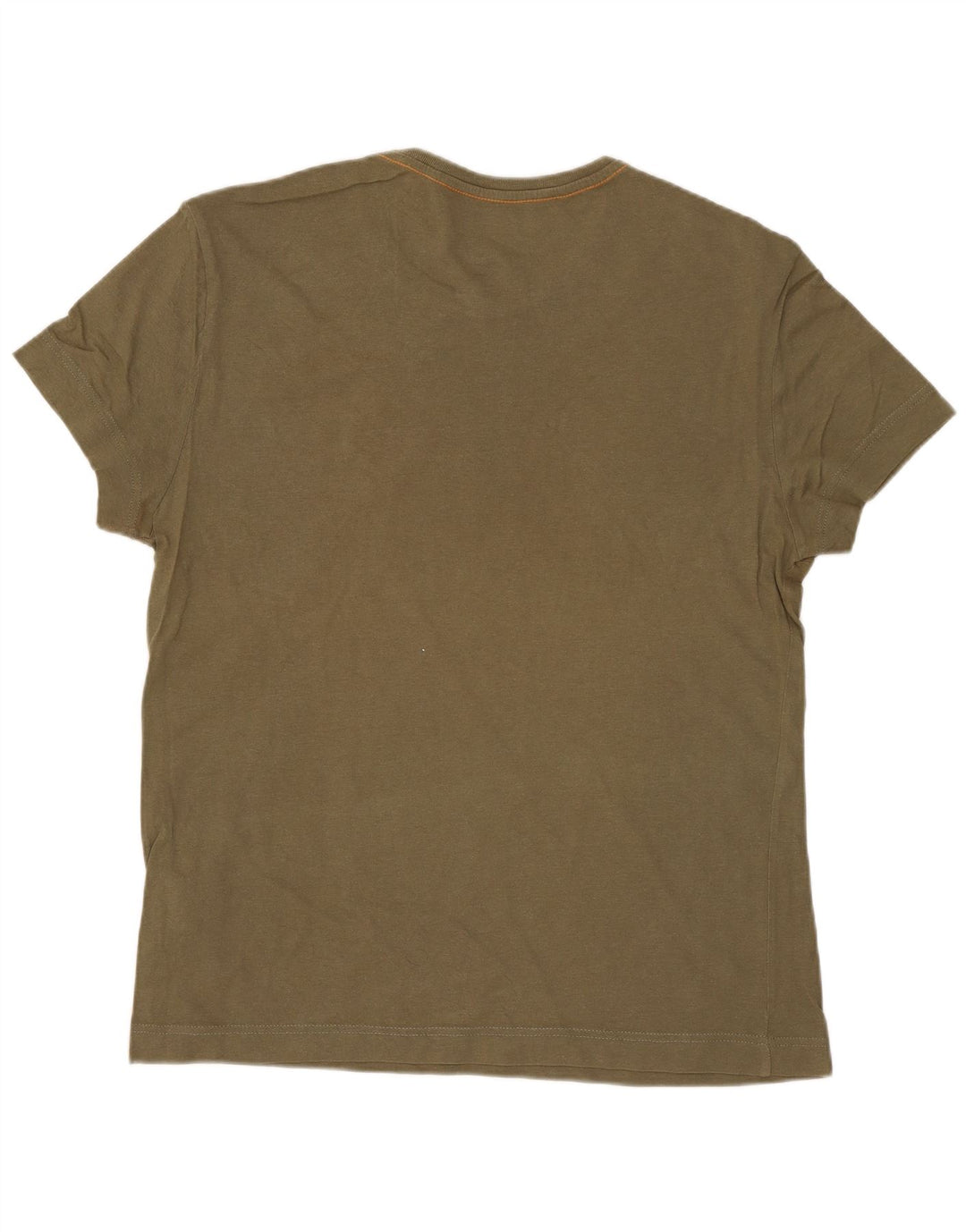 CALVIN KLEIN JEANS Tricou grafic pentru bărbați Top Mediu Kaki Bumbac