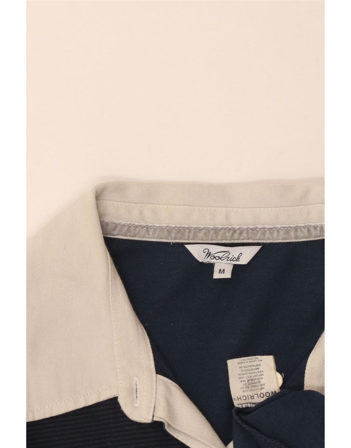 Tricou polo Woolrich Rugby pentru femei UK 12 Medium, bleumarin, bumbac