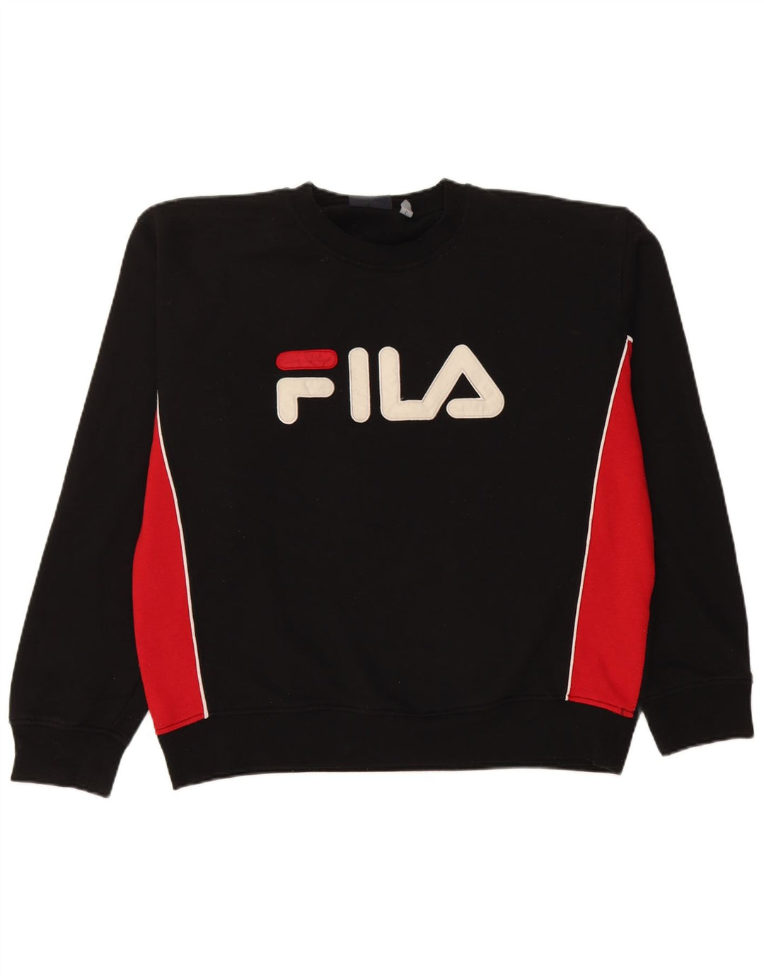 Pulover pentru bărbați Fila Graphic Pulover mare, negru, poliester color bloc