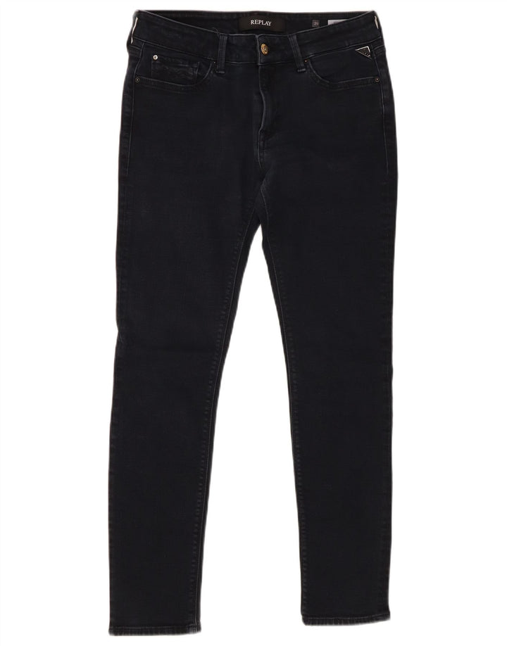 REPLAY Blugi noi Luz skinny pentru femei W29 L28 bumbac negru