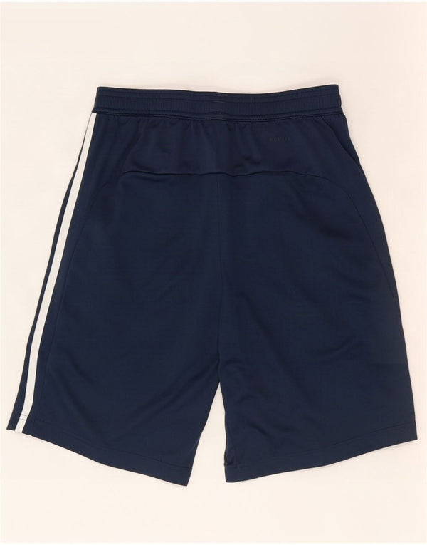 Pantaloni scurți sport pentru bărbați Adidas, poliester, albastru mic