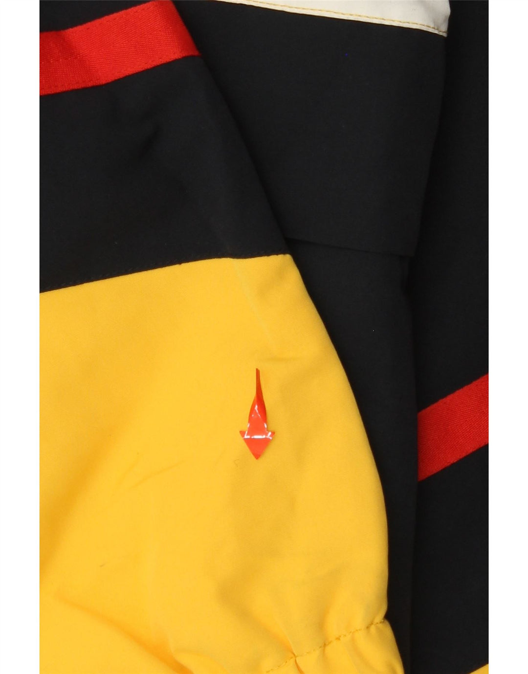 SUPERDRY Jachetă Anorak grafic supradimensionată pentru femei UK 12 Galben mediu