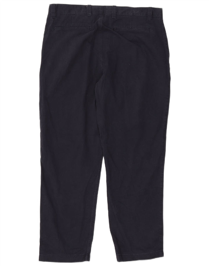 JOHN LEWIS Pantaloni chino relaxați pentru bărbați W36 L29 bumbac bleumarin
