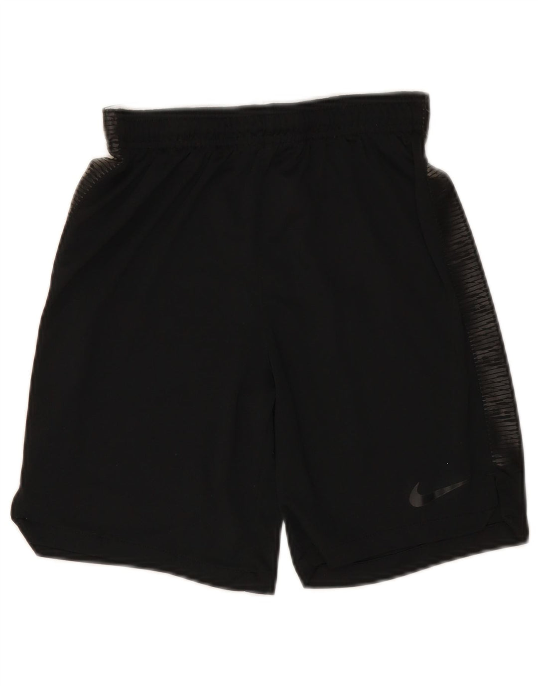 Pantaloni scurți sport NIKE Dri Fit pentru băieți 12-13 ani, mari, negru, poliester