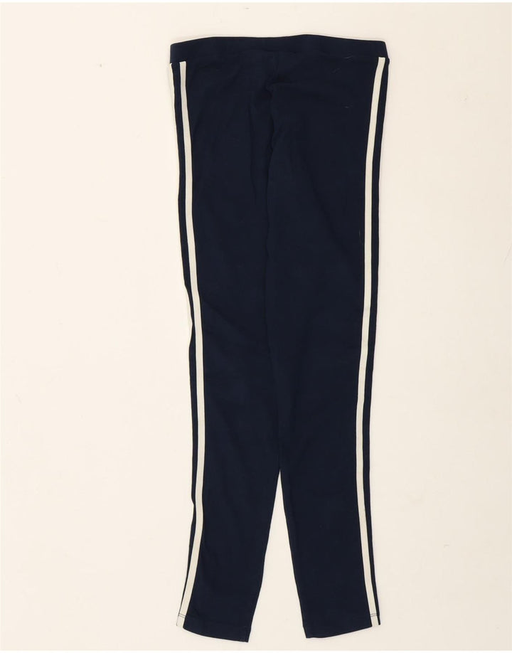 Leggings pentru femei Adidas UK 8 mici, albastru, bumbac