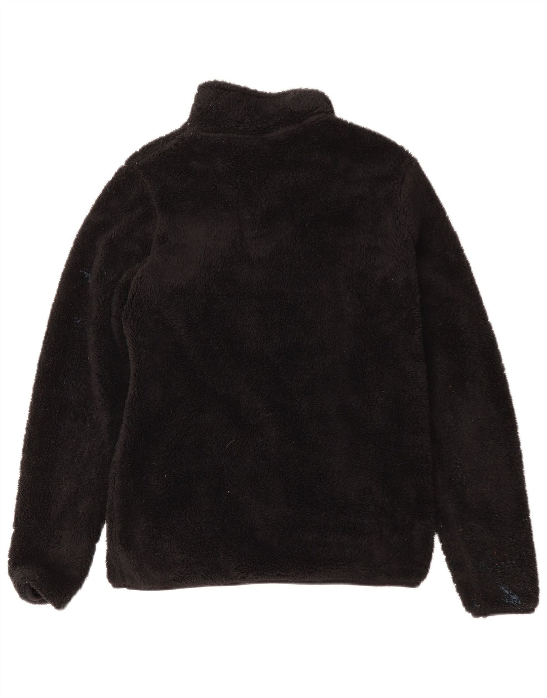 Jumper pentru femei Mountain Warehouse, cu fermoar și gât, din lână UK 12 Medium Negru
