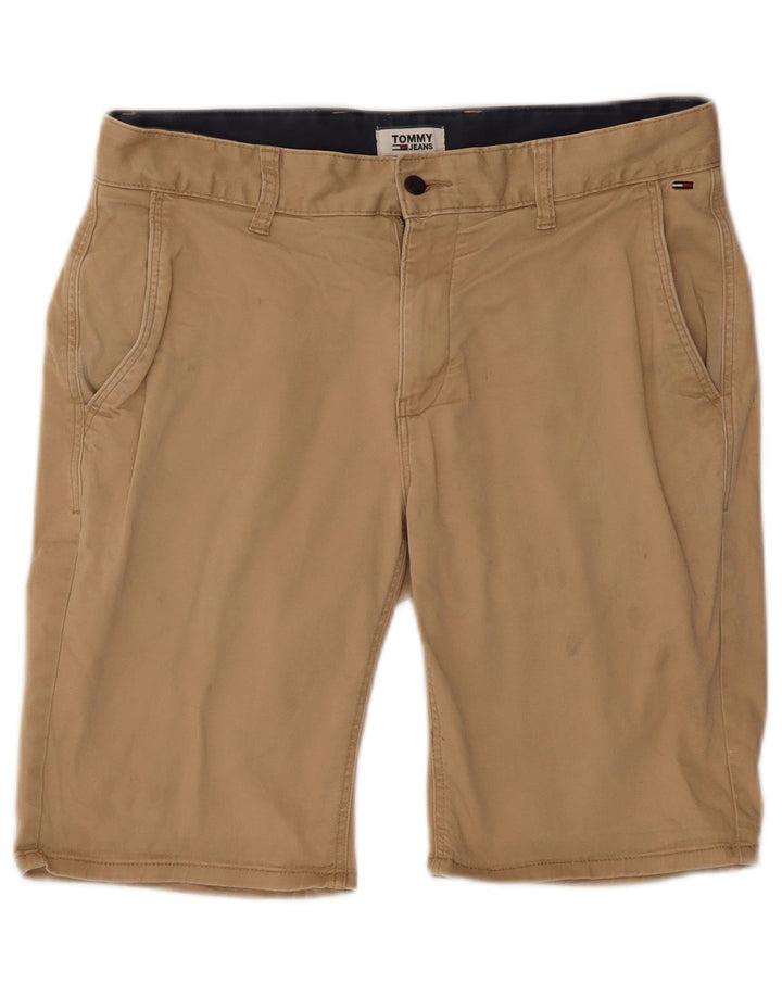 Pantaloni scurți chino pentru bărbați Tommy Hilfiger W33 bumbac mediu bej