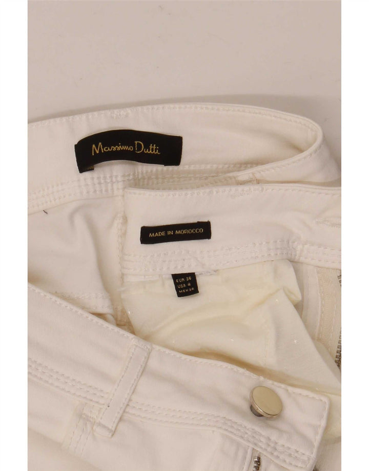 Massimo Dutti Blugi Drepți Femei EU 36 XS W26 L26 Alb