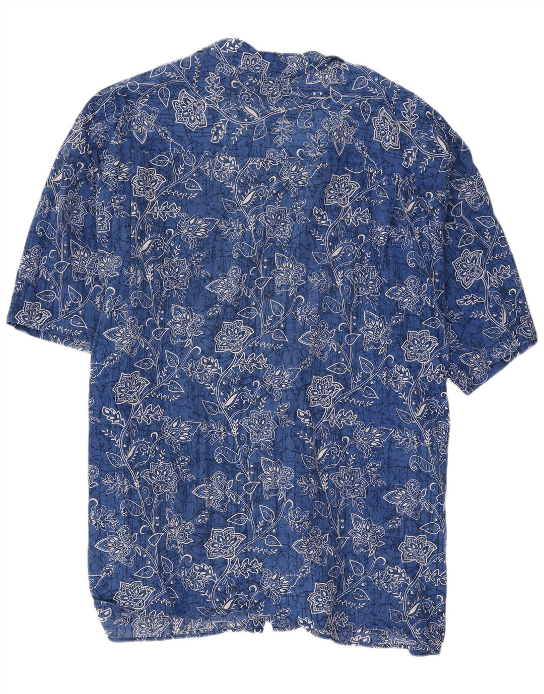 Cămașă cu mânecă scurtă pentru bărbați Maxfort 4XL Albastru Floral