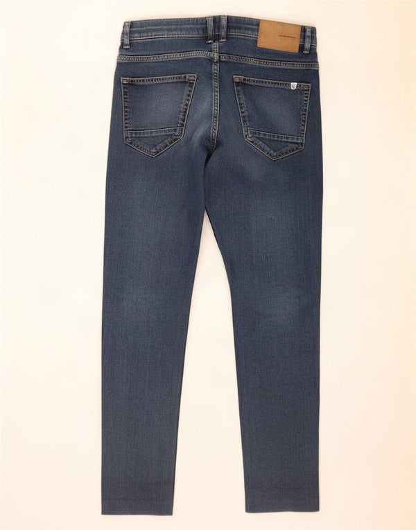 Blugi slim pentru bărbați Zara EU 42 Large W32 L27 Blue Bumbac