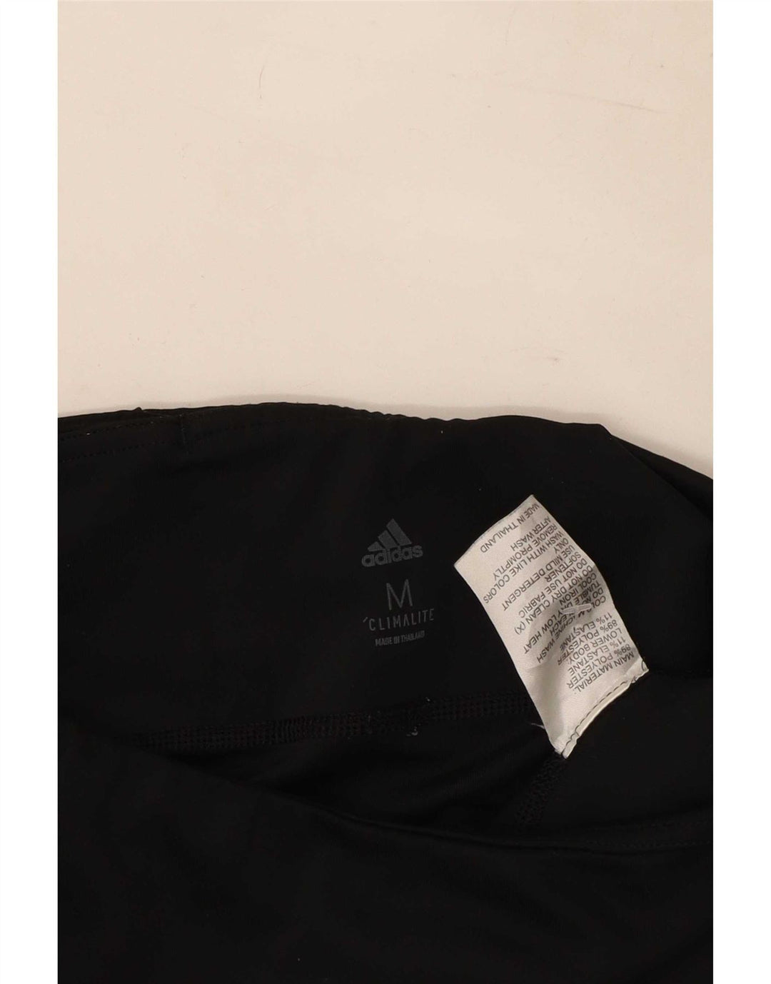 Leggings Climalite pentru femei Adidas UK 12 Poliester mediu negru