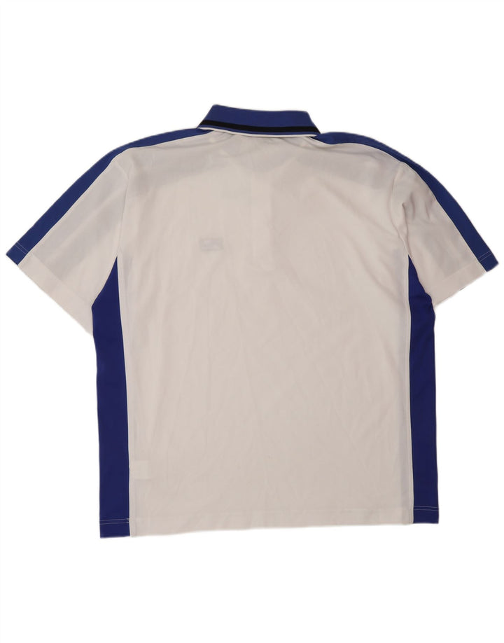 Tricou polo pentru bărbați FILA XL, alb, poliester color bloc